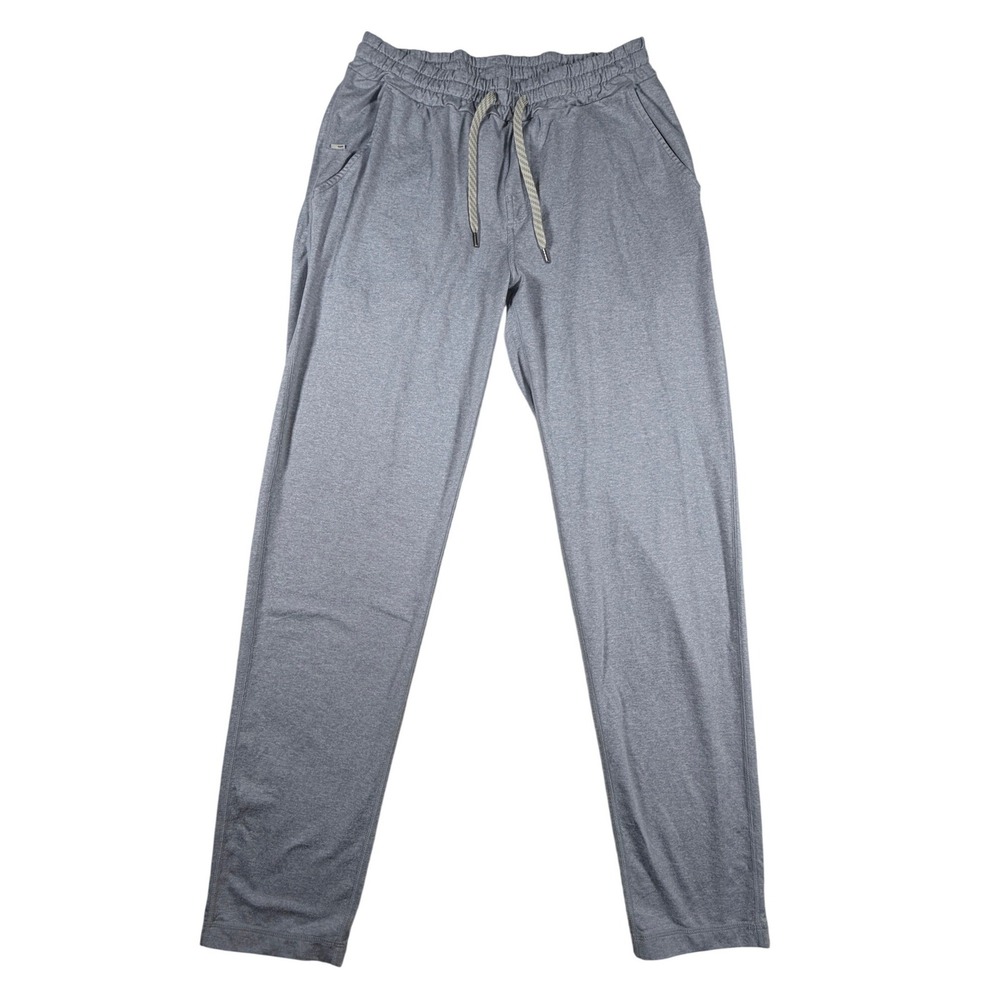 Vuori V418 Performance Joggers Heather Gray Straight Leg Pants Womens Size Large